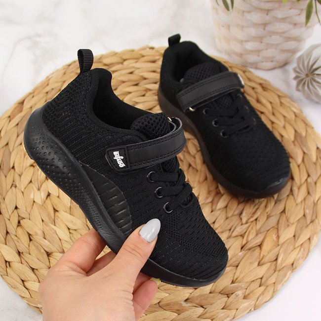 Buty sportowe dziecięce na rzep Befado czarne