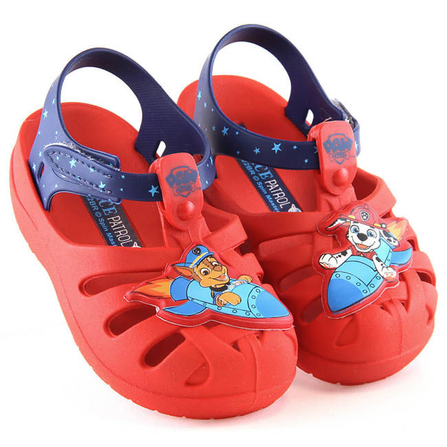 Komfortowe sandały dziecięce pachnące czerwone PSI PATROL Zaxy JJ385044 01GR22BR