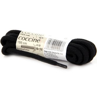 Sznurowadła bawełniane 150 cm czarne Coccine